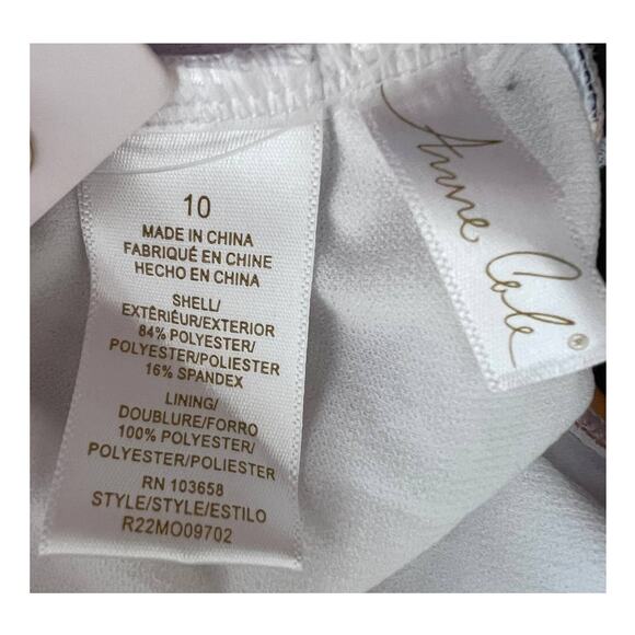 Anne Cole Swimsuit Size 10 Tropical Floral Print Front Cutout One Piece NWT - Picture 6 of 10